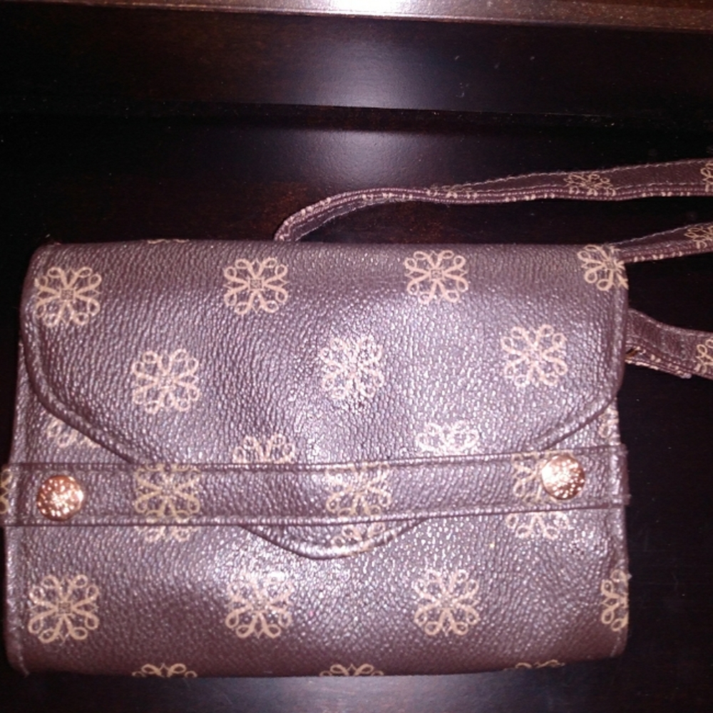 Classic Brown Logo Design Purse